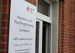 Bühnenbild Migrationsberatung Eingang | Foto: DRK Kreisverband östliche Altmark e.V.